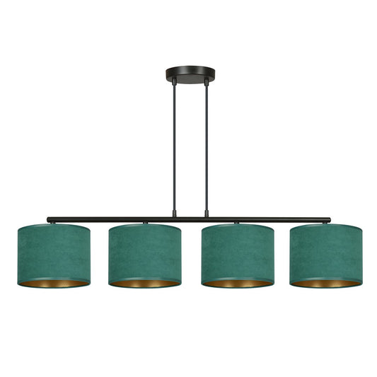 Loftlampe HILDE 4 - Grøn / Guld / Sort - Nordic Unique