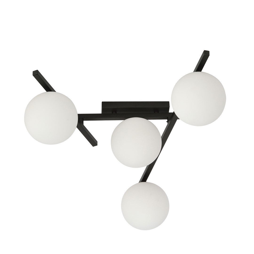 Loftlampe SMART 4 - Sort / Hvid - Nordic Unique