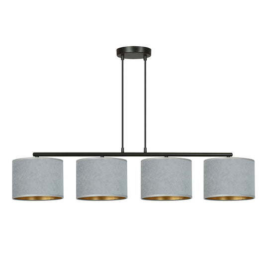 Loftlampe HILDE 4 - Sort / Grå / Guld - Nordic Unique