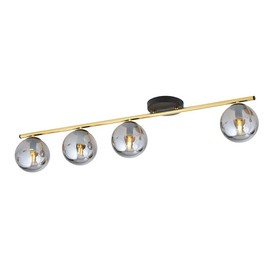 Loftlampe MONZA 4 - Sort / Grafit / Guld - Nordic Unique
