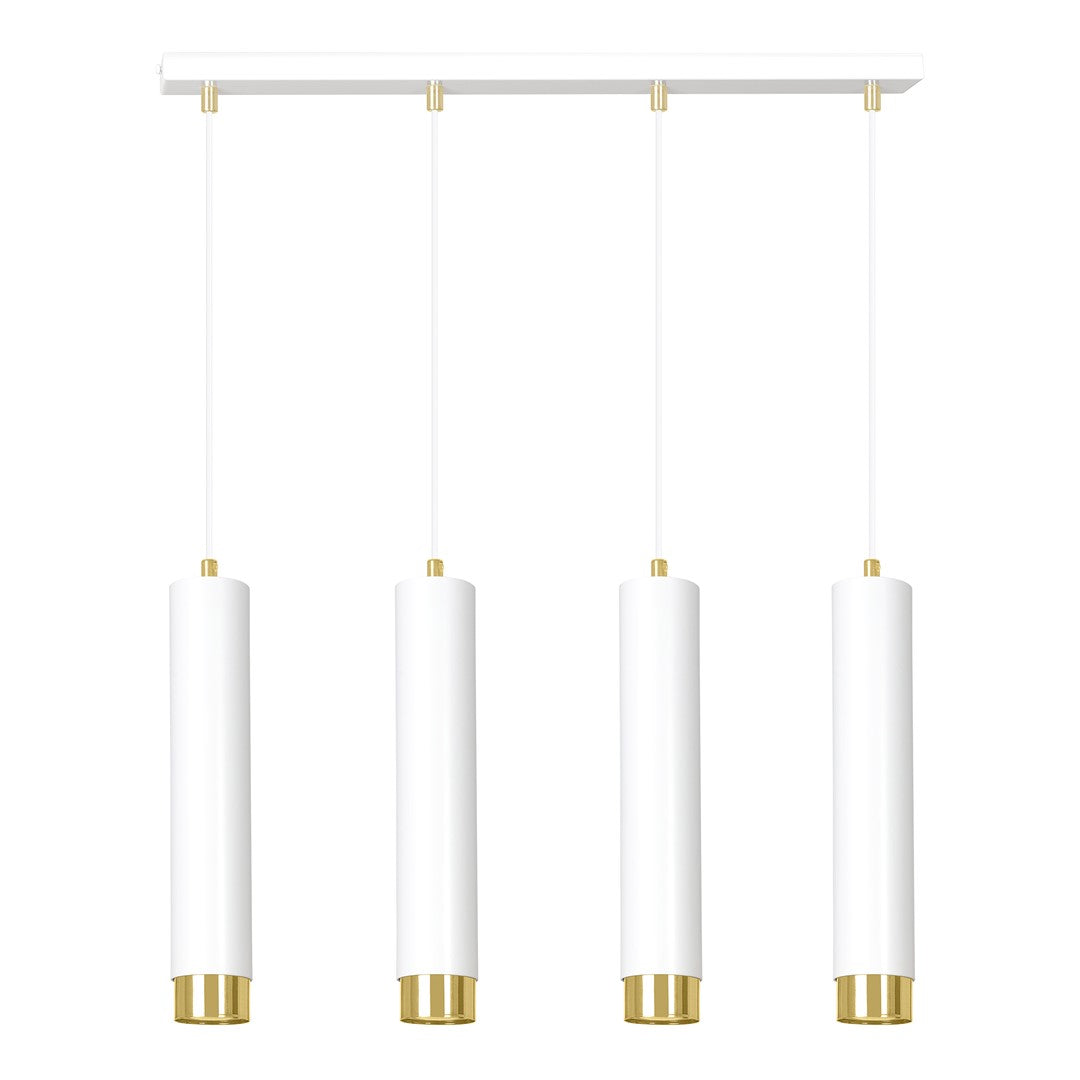 Loftlampe KIBO 4 - Hvid / Guld - Nordic Unique