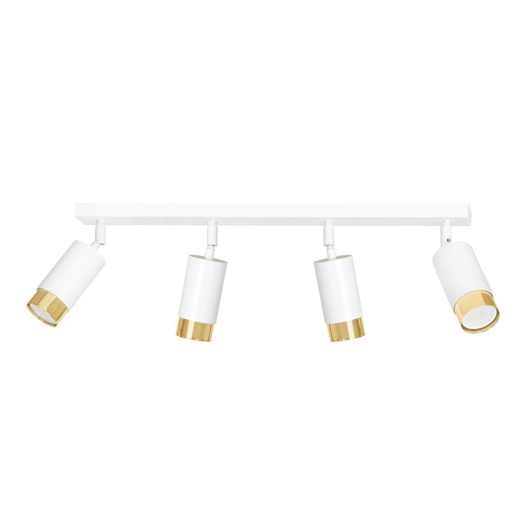 Loftlampe HIRO 4 - Hvid / Guld - Nordic Unique