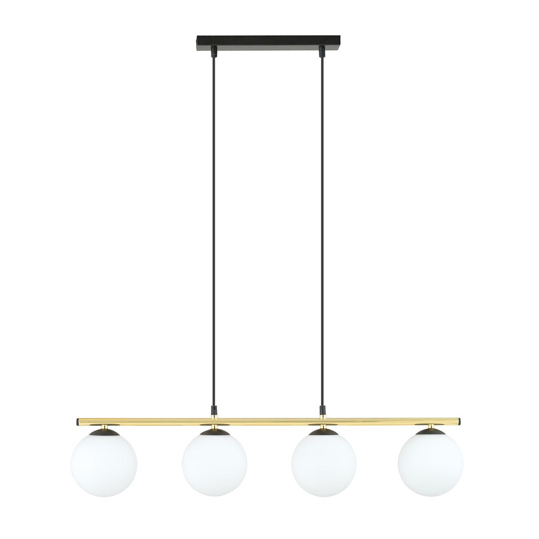Loftlampe ALORA 4 - Sort / Guld / Hvid - Nordic Unique