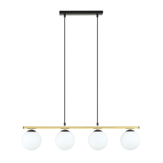 Loftlampe ALORA 4 - Sort / Guld / Hvid - Nordic Unique