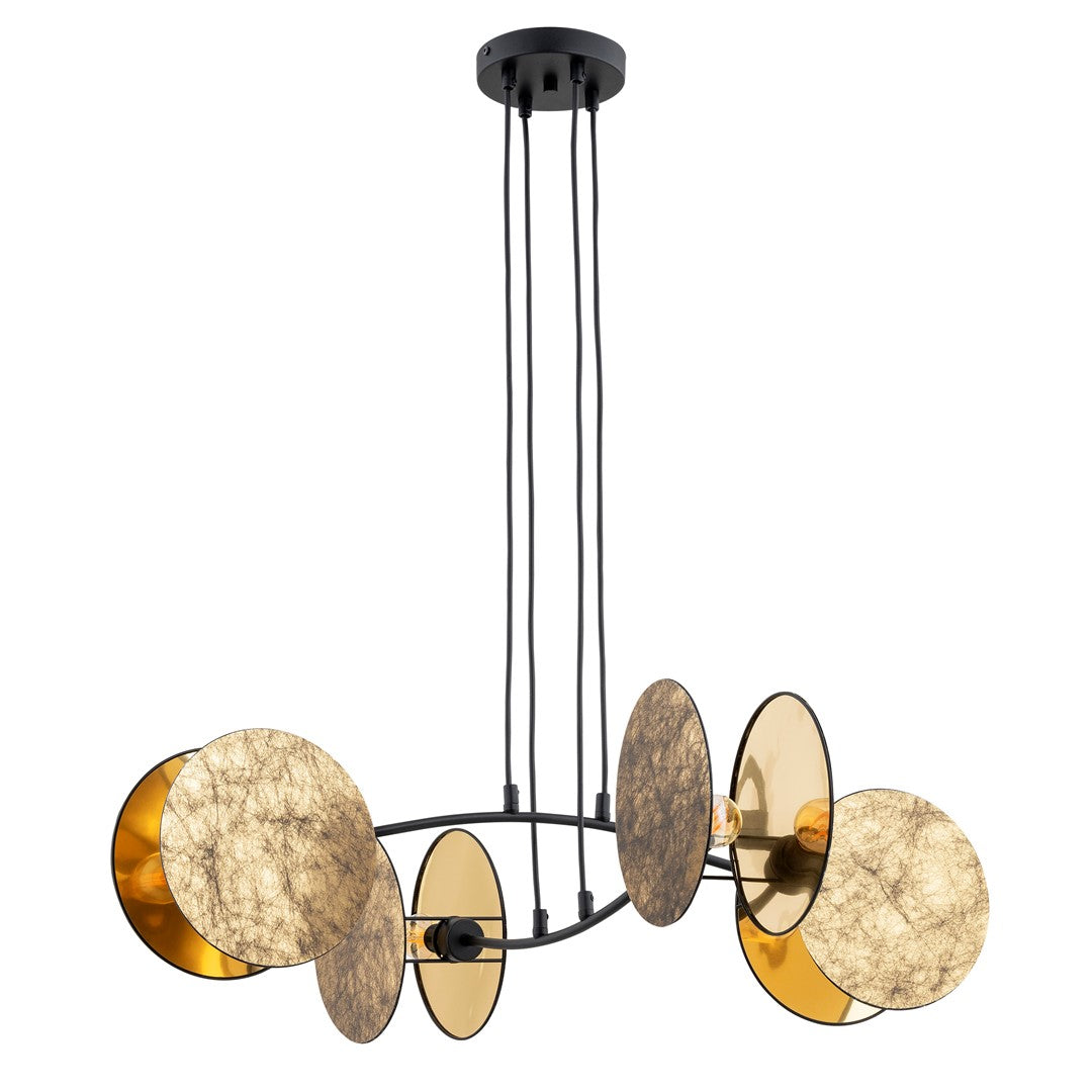 Loftlampe MOTIF 4 - Guld / Sort - Nordic Unique