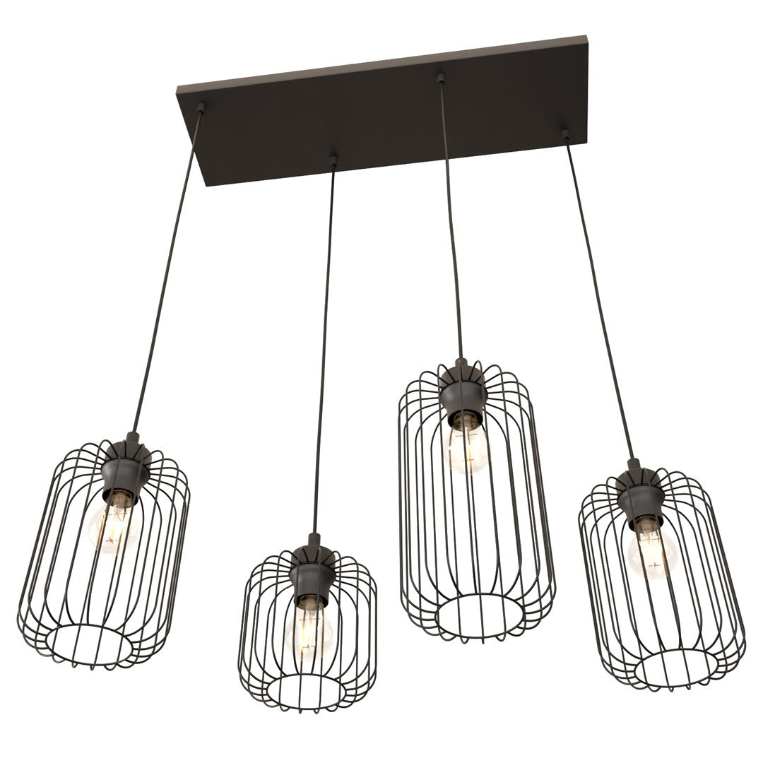 Loftlampe VANDER 4 - Sort - Nordic Unique