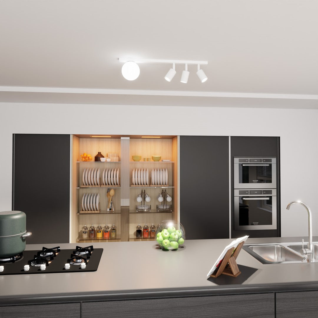 Loftlampe BASTER 4 - Hvid - Nordic Unique