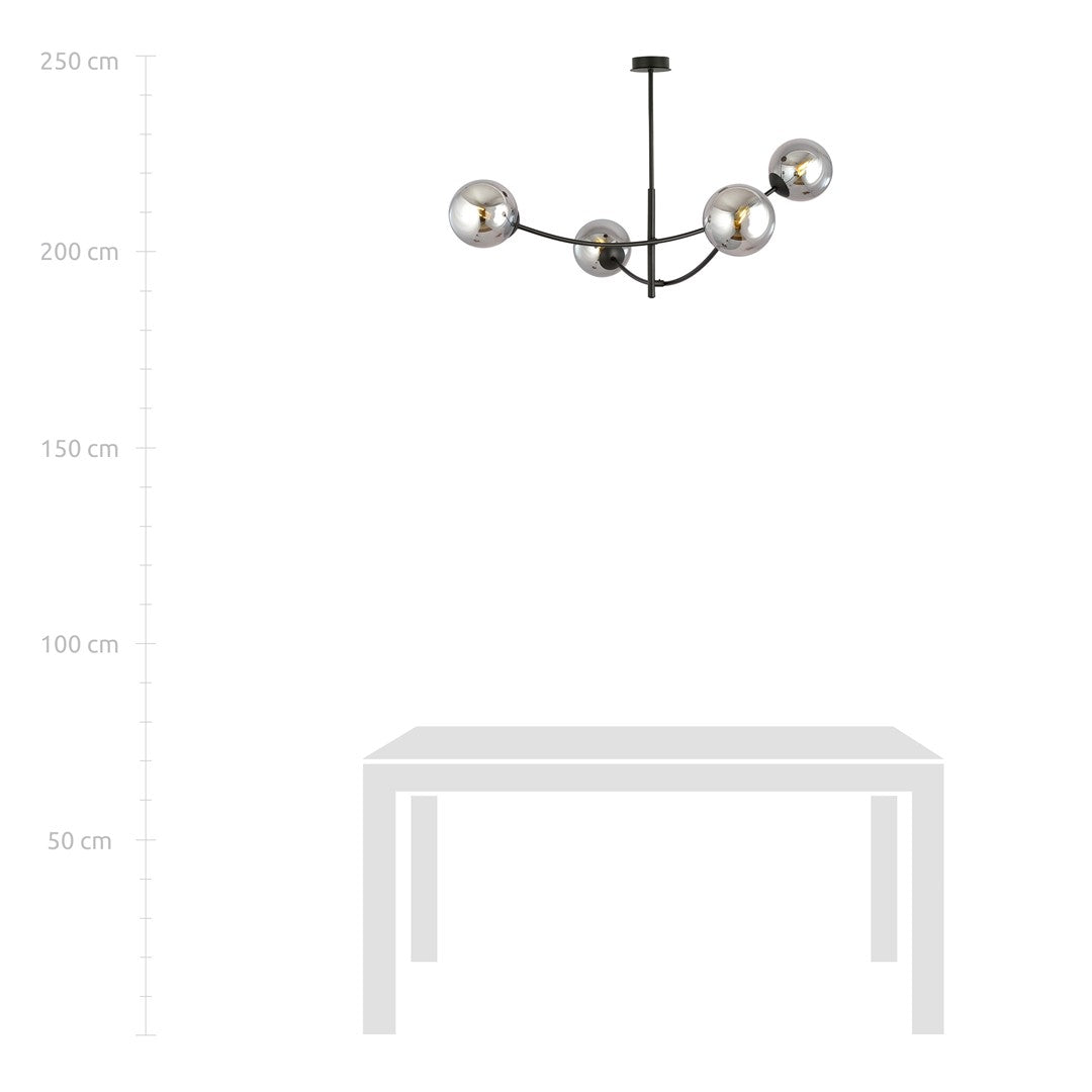 Loftlampe HUNTER 4 - Sort / Grafit - Nordic Unique