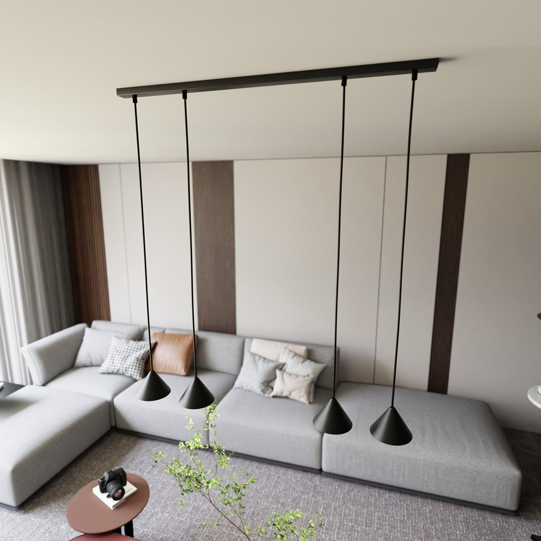 Loftlampe ELIT 4 - Sort - Nordic Unique