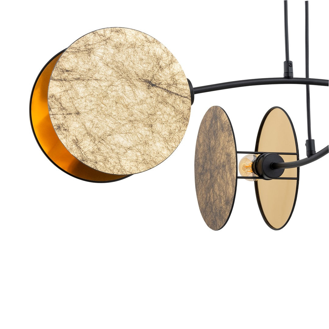 Loftlampe MOTIF 4 - Guld / Sort - Nordic Unique