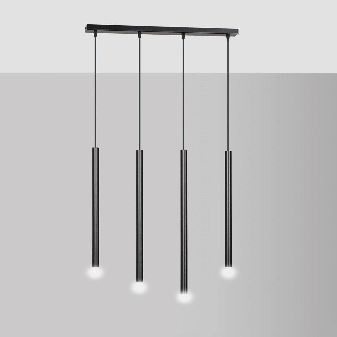 Loftlampe SELTER 4 - Sort - Nordic Unique