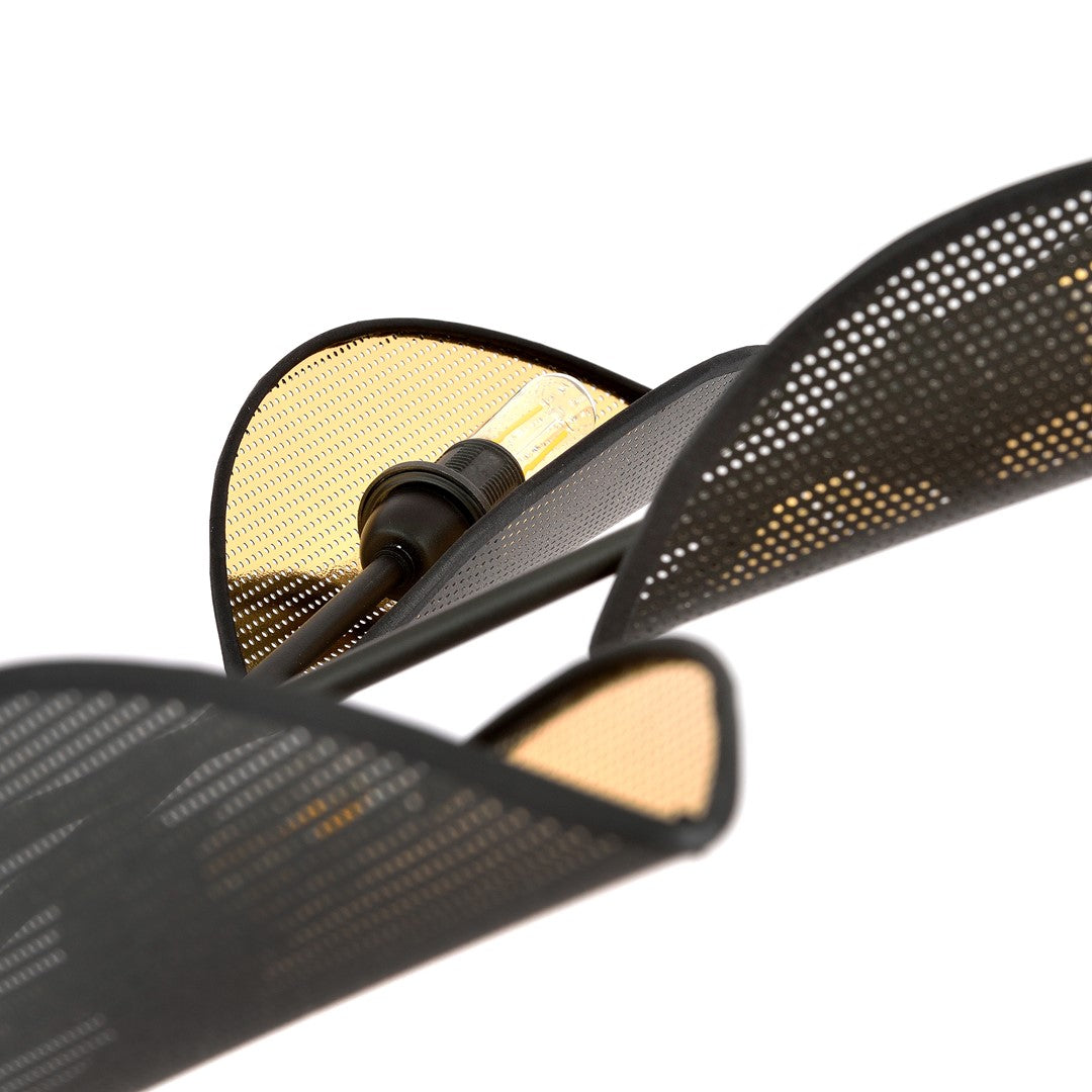 Loftlampe VENE 4 Sort / Guld - Nordic Unique