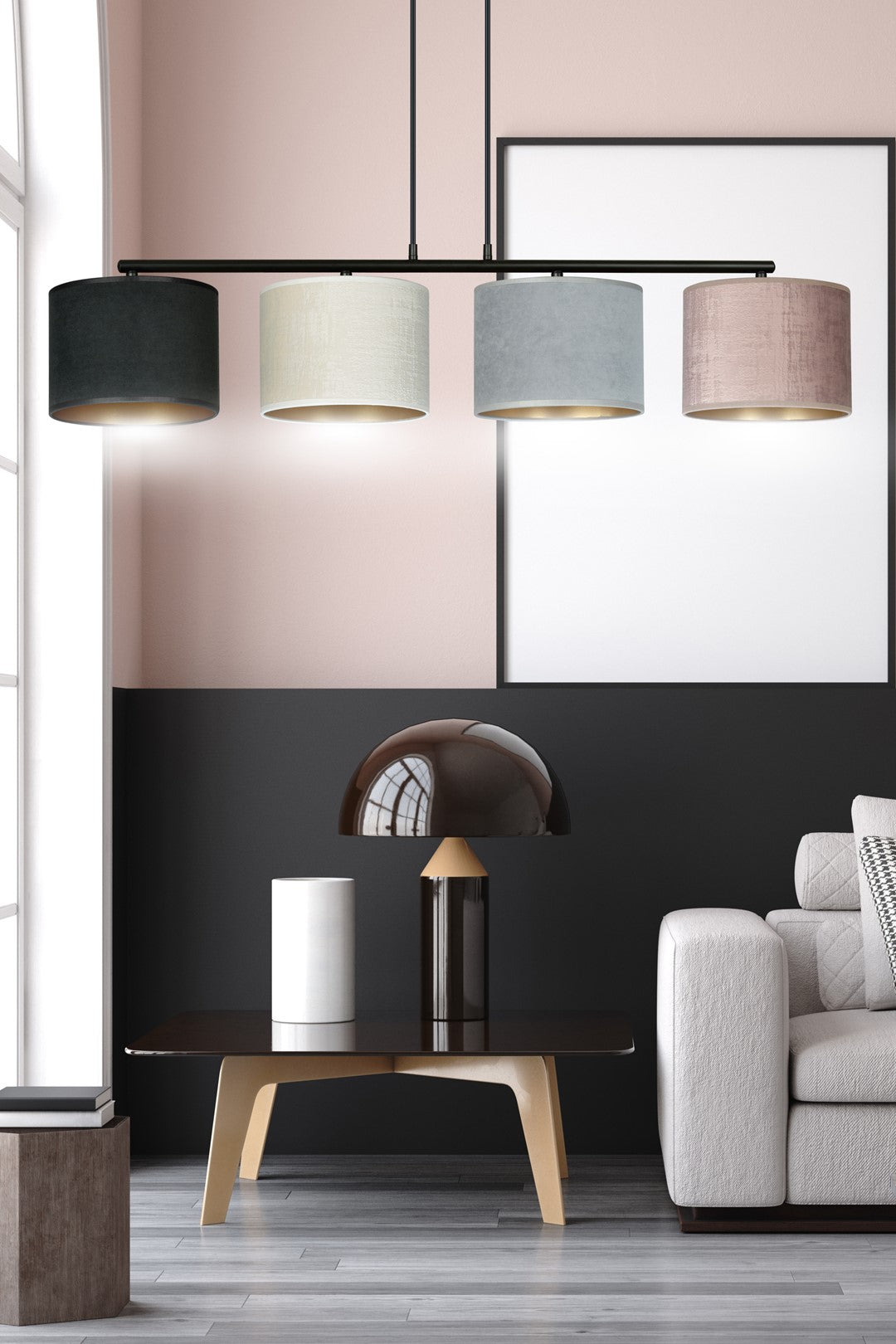 Loftlampe HILDE 4 - Farvemix - Nordic Unique