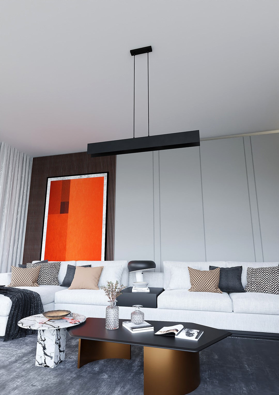 Loftlampe GENTOR 4 - Sort - Nordic Unique