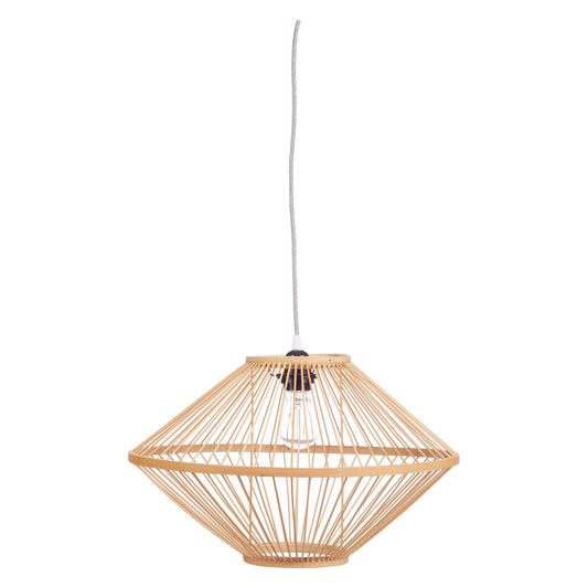 Ufo Loftlampe Bambus Natur Ø45cm H28cm