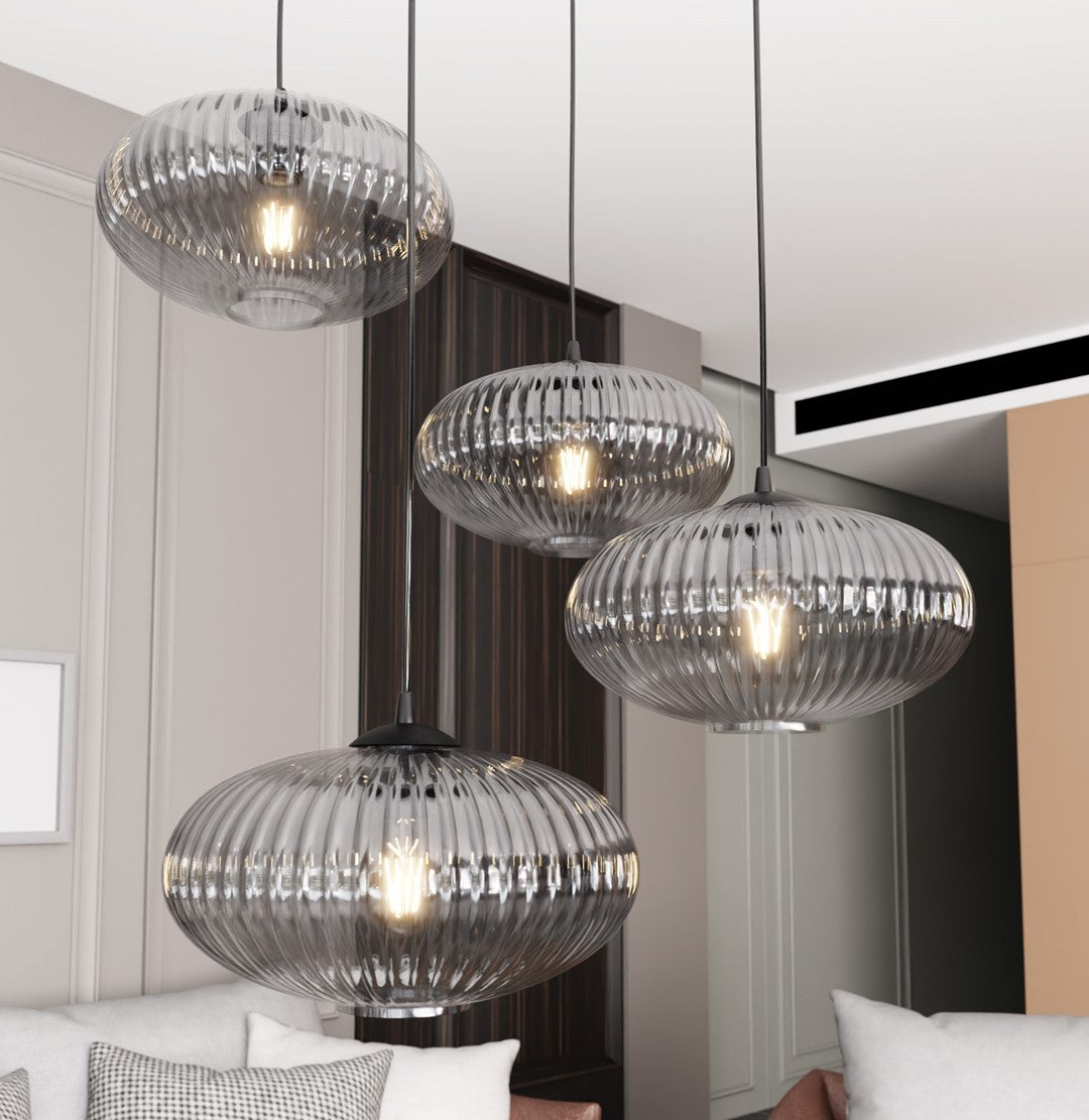 Loftlampe COCO 4 Premium - Sort / Grafit - Nordic Unique