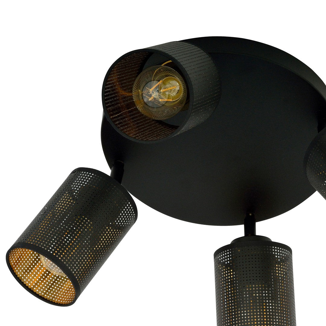 Loftlampe BRONX 4 Premium - Sort - Nordic Unique