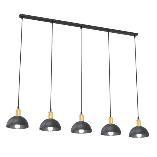 Loftlampe MOTOR 5 - Sort / Guld - Nordic Unique