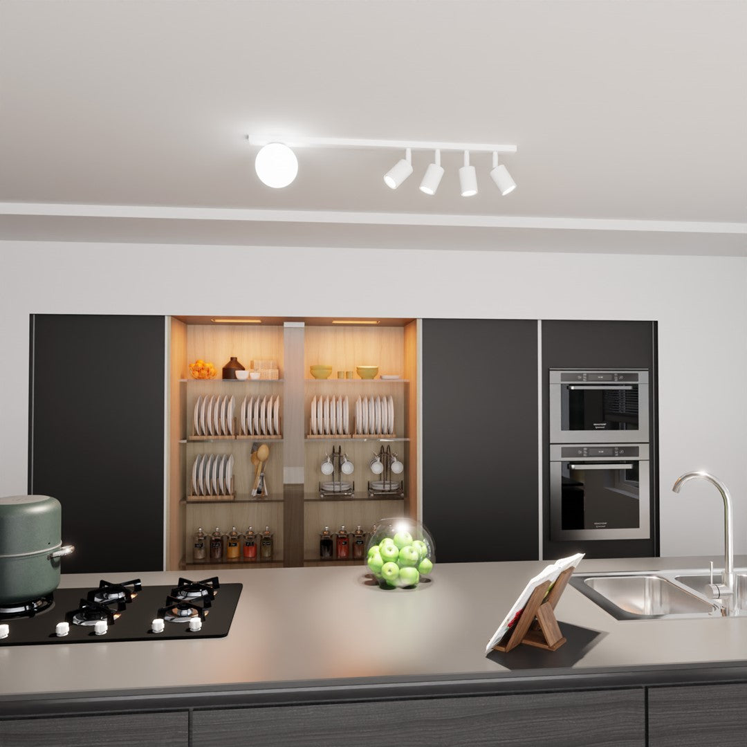 Loftlampe BASTER 5 - Hvid - Nordic Unique