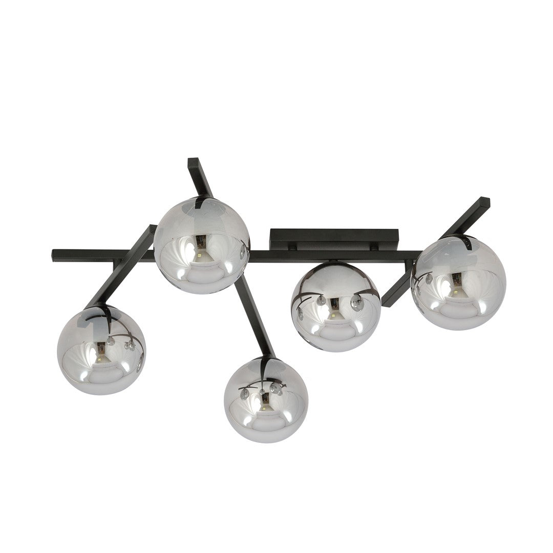 Loftlampe SMART 5 - Sort / Grafit - Nordic Unique