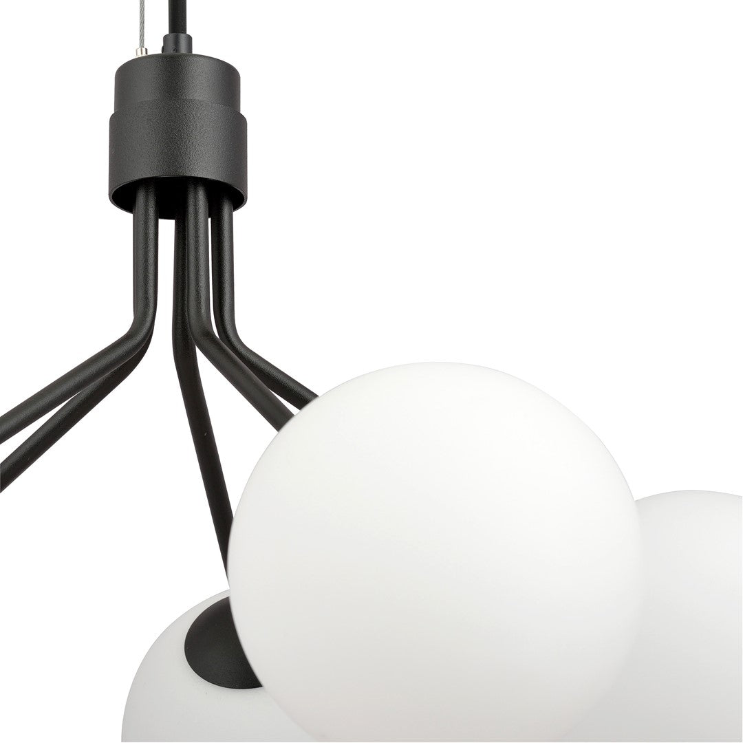 Loftlampe NOVA 5 - Sort / Hvid - Nordic Unique