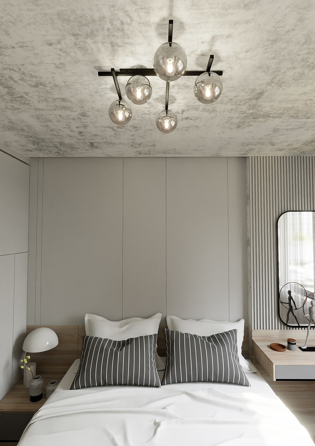 Loftlampe SMART 5 - Sort / Grafit - Nordic Unique