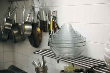 Skål Lys 26 cm 3,45 l Transparent Hårdglas 6 stykker