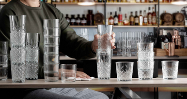 Longdrink Timeless Stapelbar 47 cl - Transparent 6 stykker