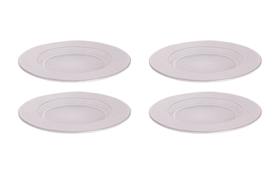 Tallerken Ecogres Plano 23 cm Hvid 4 stk.