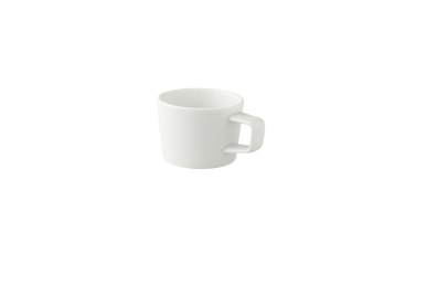 Kop og Tallerken White Delight 15 cl - 16 cm Hvid 6 stk.