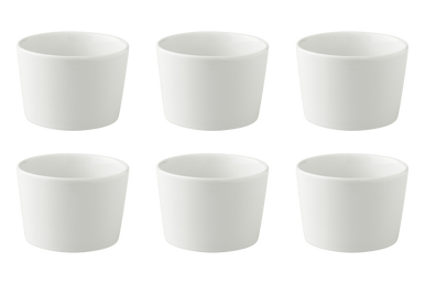 Skål White Delight 10 cm 23 cl Hvidt Porcelæn 6 stk.