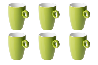 Porcelæn Kop Bart Colour Cafe 23 cl Grøn 6 stk.