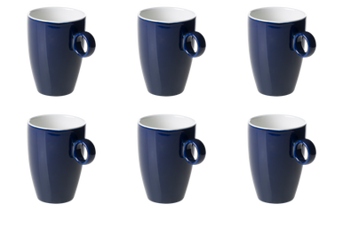 Porcelæn Kop Bart Colour Cafe 23 cl Blå 6 stk.