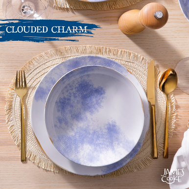 James Cooke Serviessæt Clouded Charm Stentøj 6-personers 24-delt