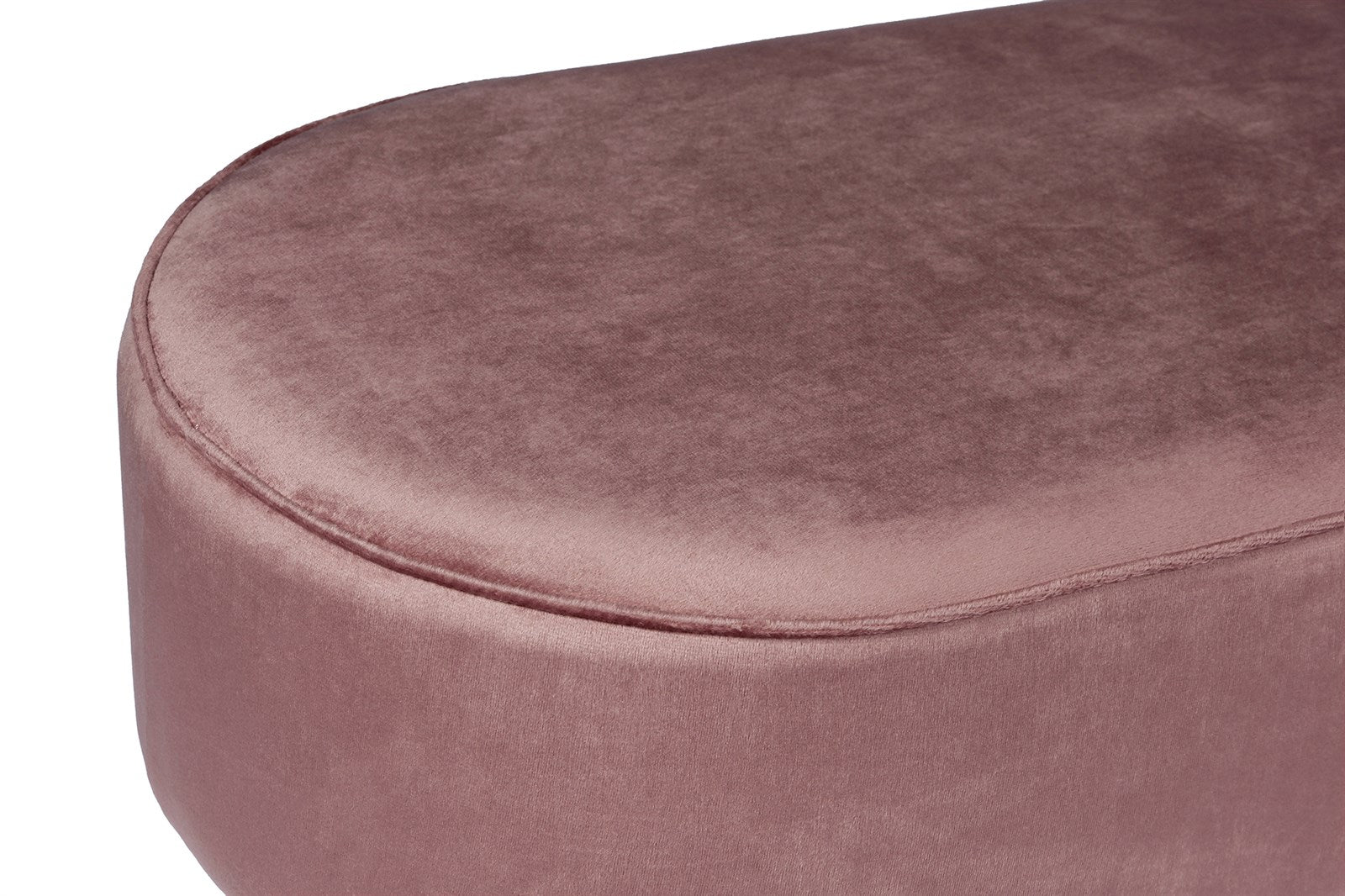 Bænk Pera 200 – Støvet rosa / Guld - Nordic Unique