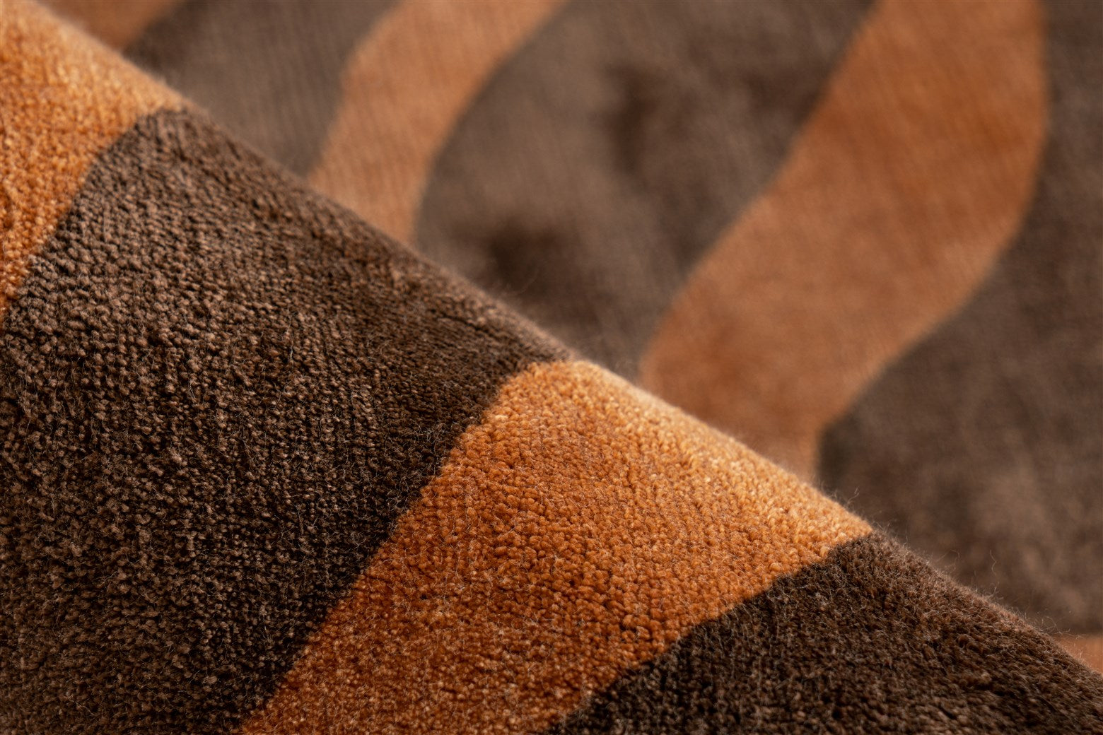 Tæppe Tiger Mønster – Brun / Mørkebrun – 160 x 230 cm - Nordic Unique