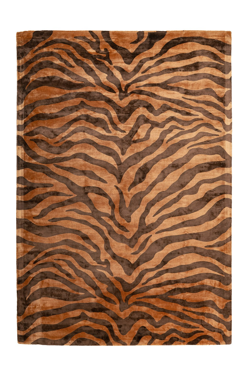 Tæppe Tiger Mønster – Brun / Mørkebrun – 160 x 230 cm - Nordic Unique