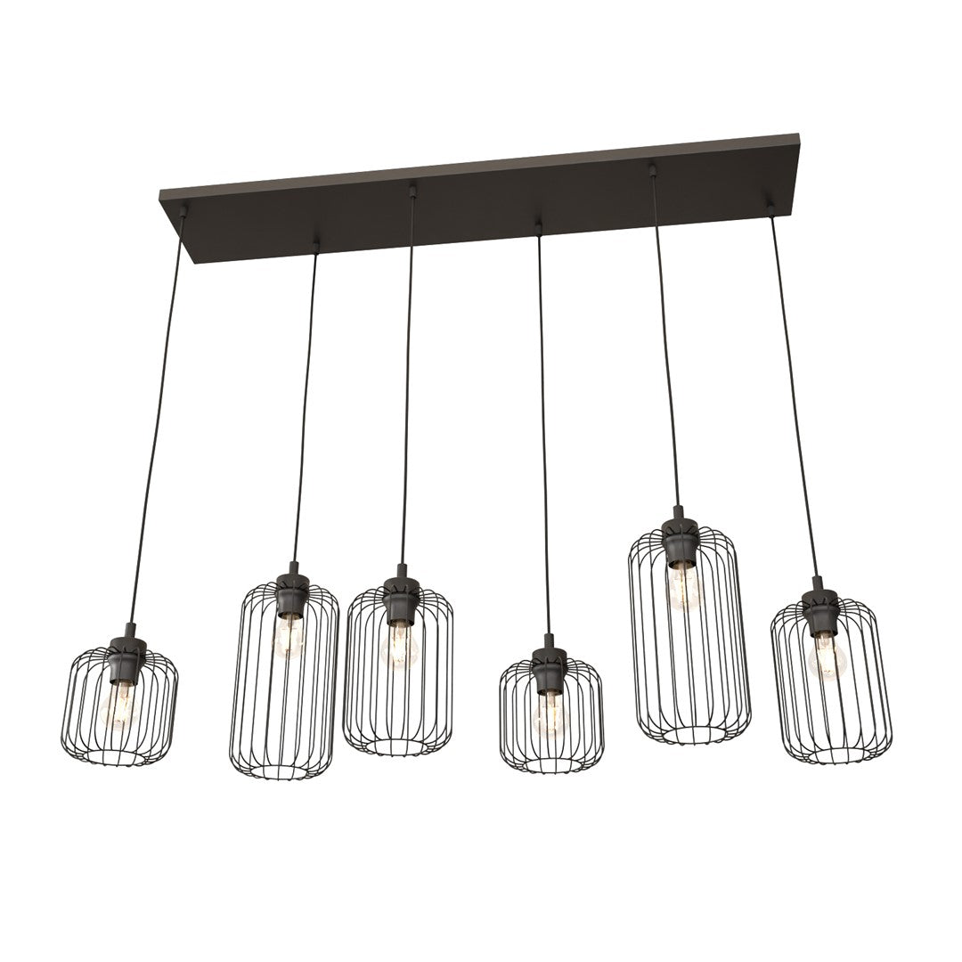 Loftlampe VANDER 6 - Sort - Nordic Unique