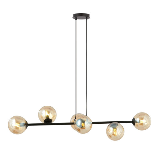 Loftlampe ROSSI 6 - Sort / Rav - Nordic Unique