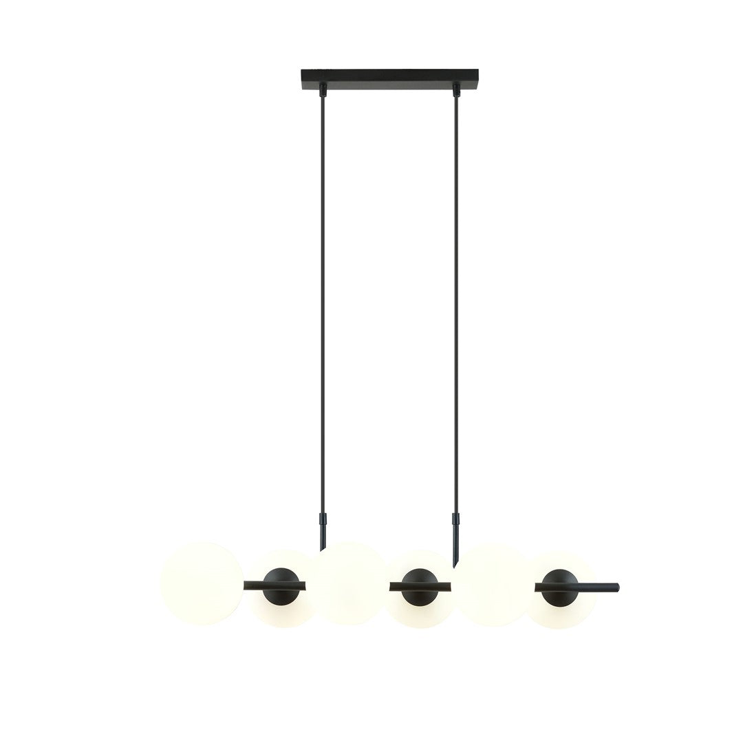 Loftlampe RORY 6 - Sort / Hvid - Nordic Unique