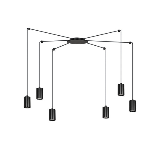 Loftlampe TRAKER 6 - Sort - Nordic Unique