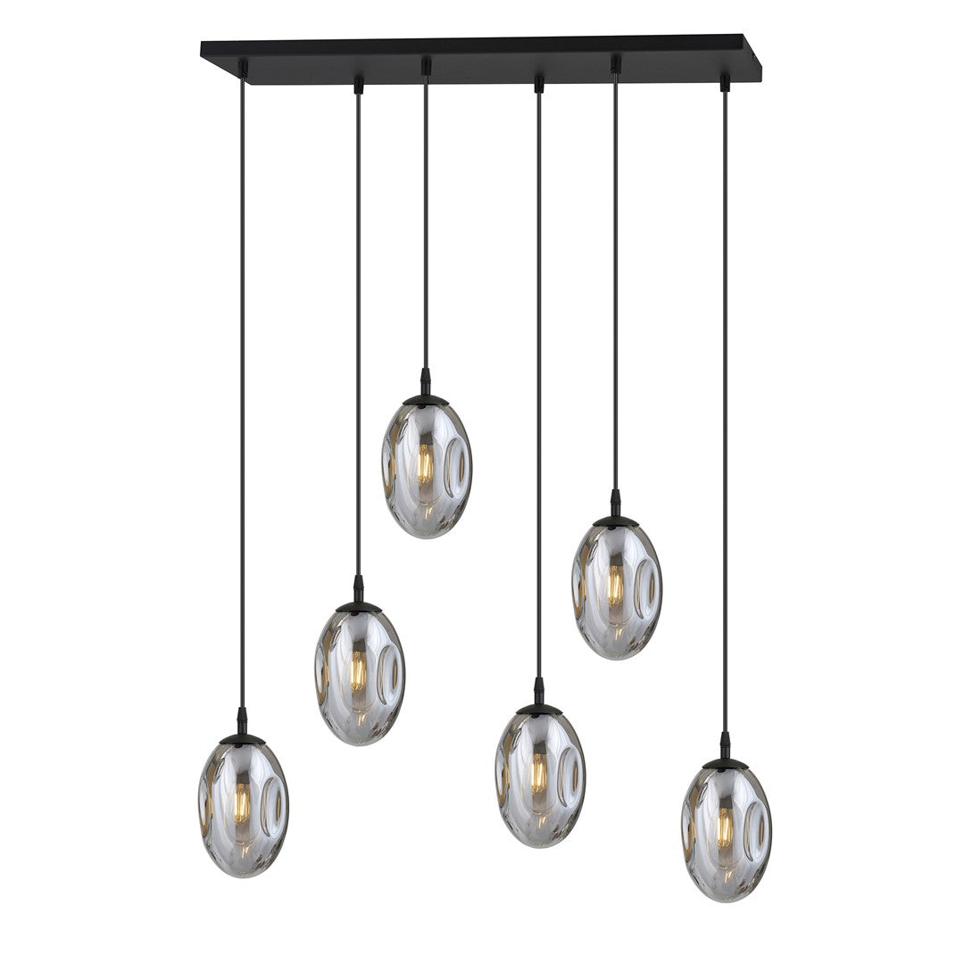 Loftlampe ASTRAL 6 - Sort / Grafit - Nordic Unique
