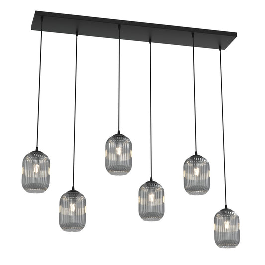 Loftlampe VERDI 6 - Sort / Grafit - Nordic Unique