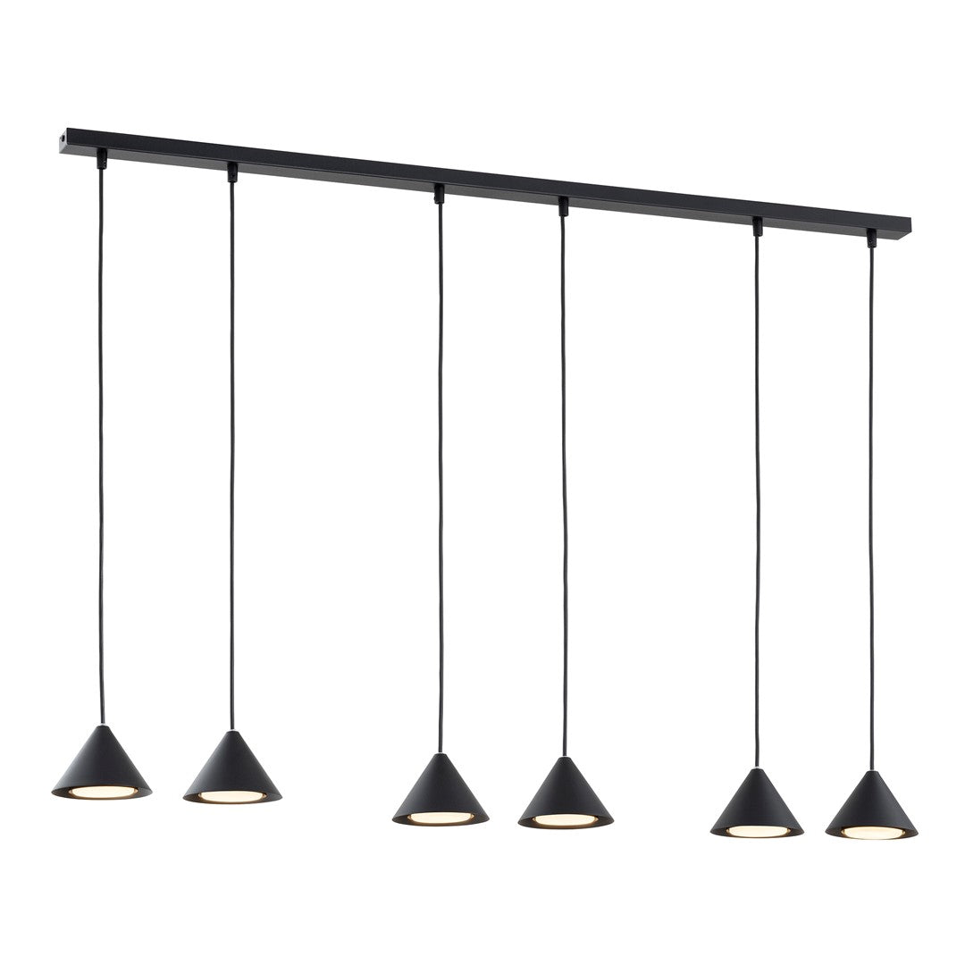 Loftlampe ELIT 6 - Sort - Nordic Unique