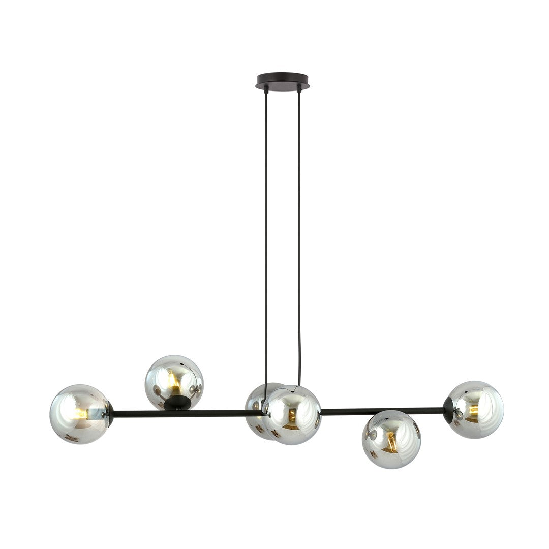 Loftlampe ROSSI 6 - Sort / Grafit - Nordic Unique