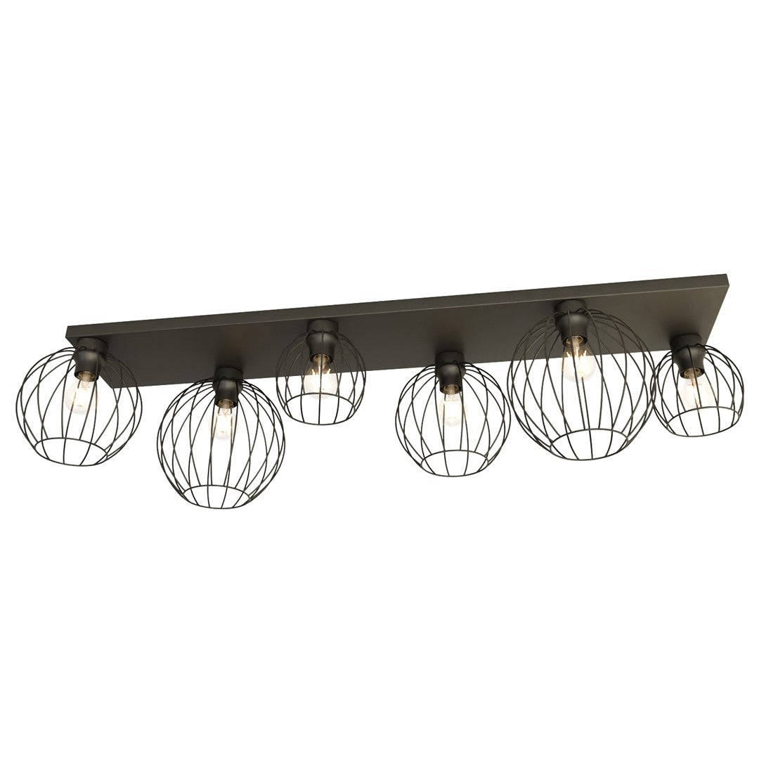 Loftlampe REDE 6 - Sort - Nordic Unique