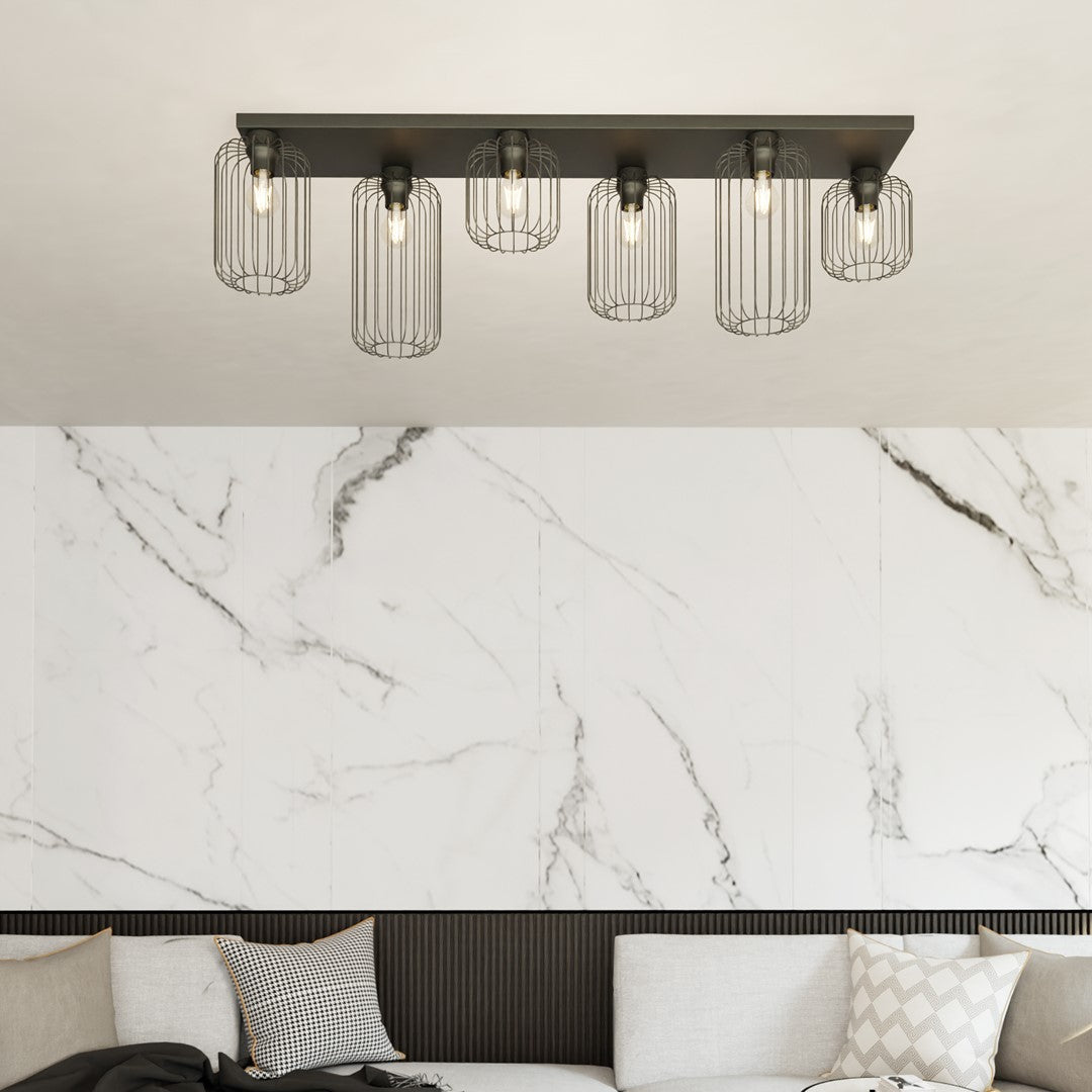 Loftlampe BARN 6 - Sort - Nordic Unique