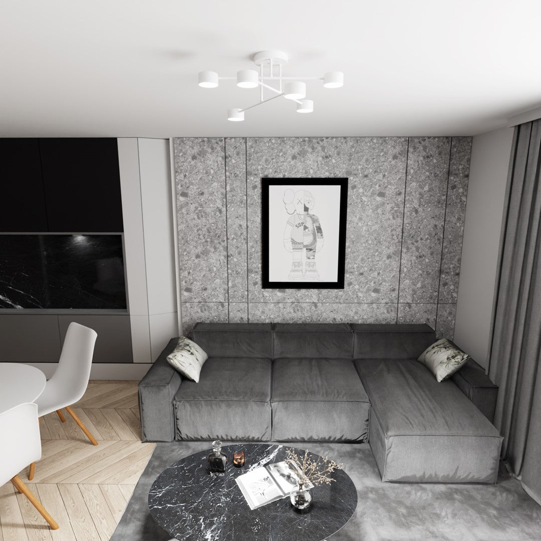 Loftlampe HALO 6 - Hvid - Nordic Unique