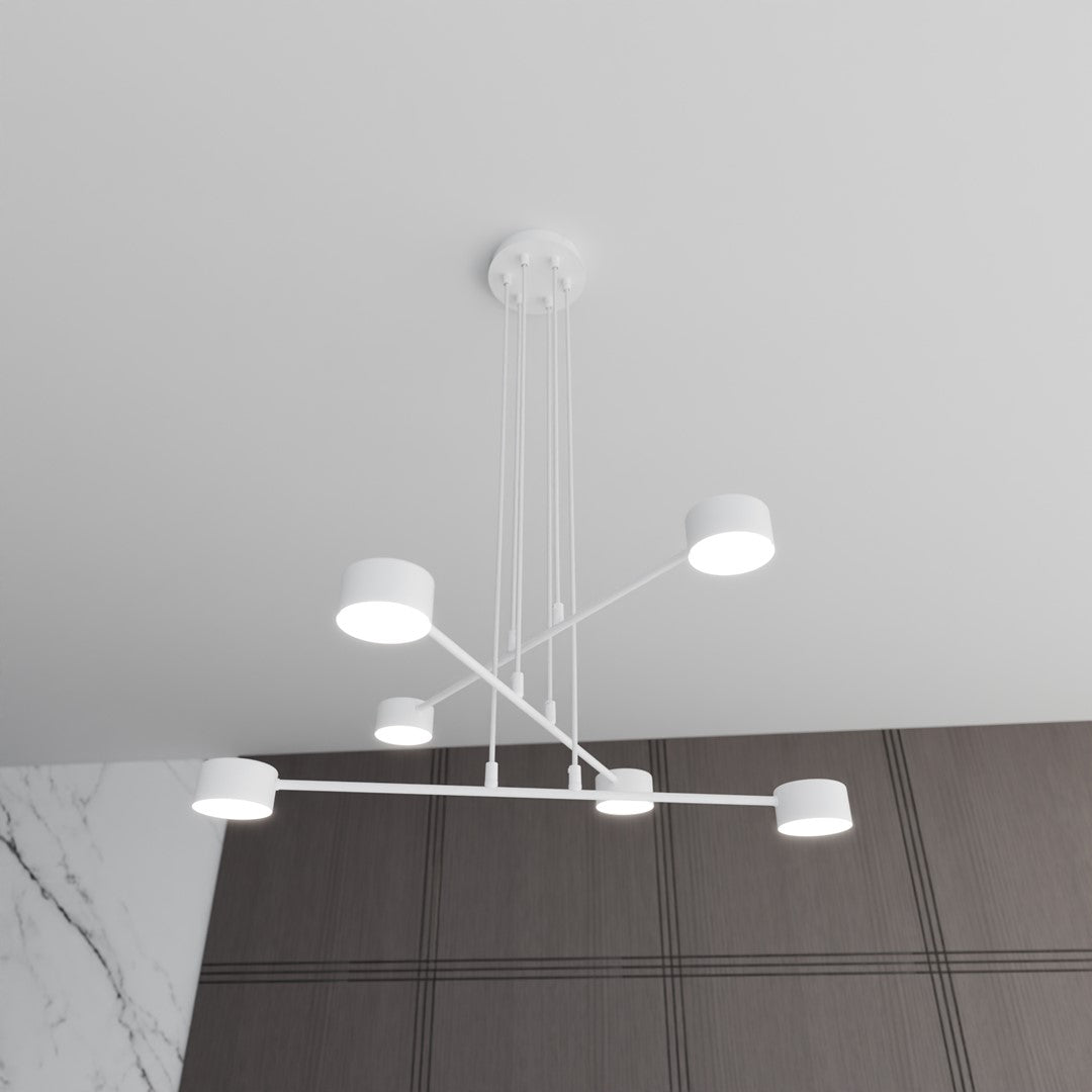 Loftlampe MODUS 6 - Hvid - Nordic Unique