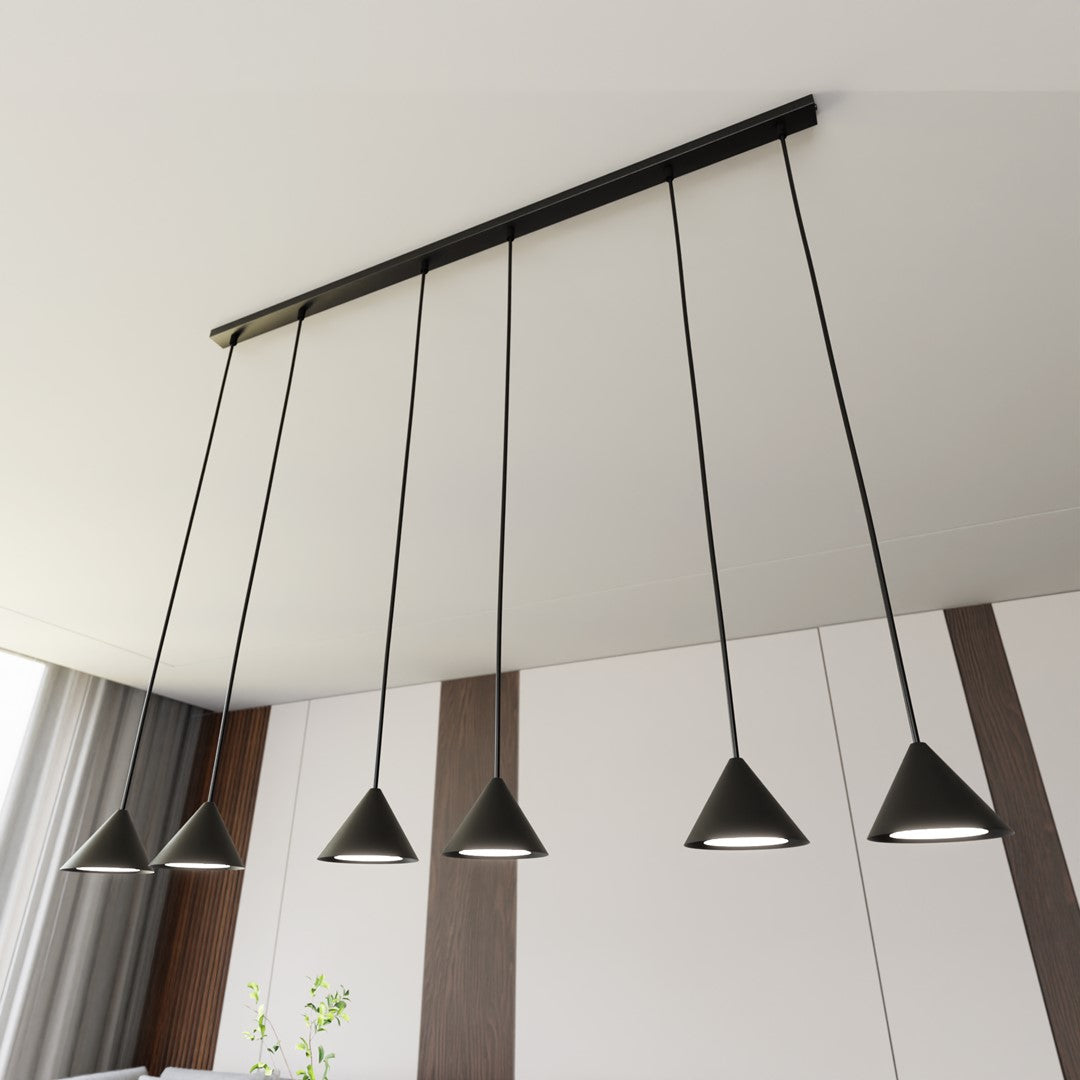 Loftlampe ELIT 6 - Sort - Nordic Unique